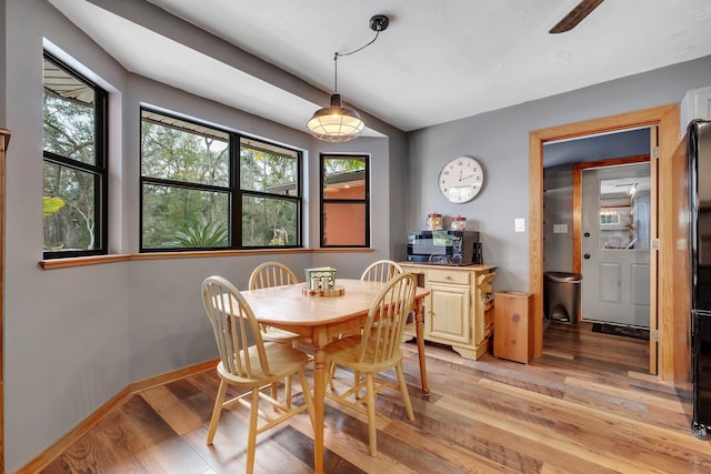 376 Tecumseh Rd, Monticello, FL 32344 - dining area featuring baseboards and light wood-style flooring