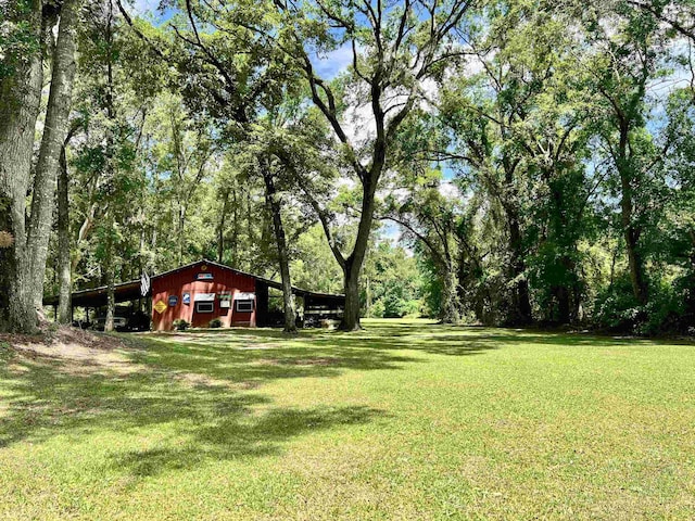 376 Tecumseh Rd, Monticello, FL 32344 - view of yard with an outbuilding and an outdoor structure
