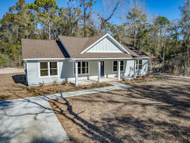 view of front of home with a porch