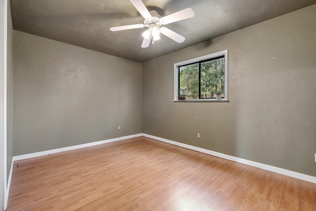 3508 Willow Springs Ln, Tallahassee, FL 32312 - unfurnished room featuring wood finished floors and a ceiling fan