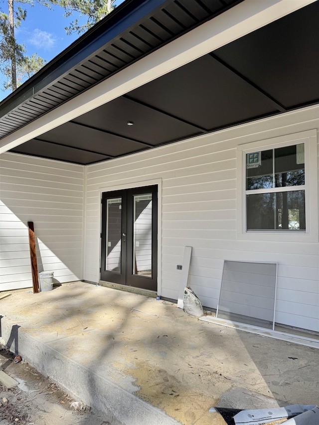 view of patio / terrace with french doors