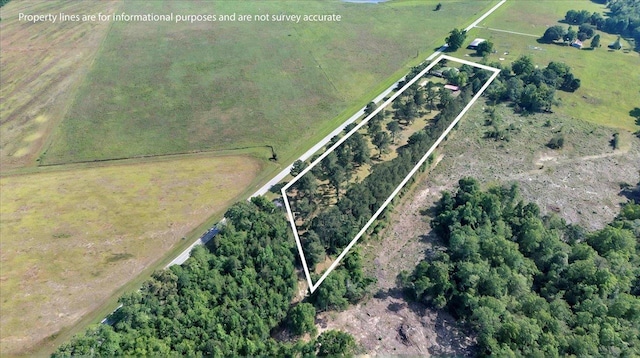 5975 Mount Pleasant Rd, Quincy, FL 32352 - aerial view of property and surrounding area with property parcel outlined and rural landscape