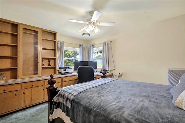 5975 Mount Pleasant Rd, Quincy, FL 32352 - carpeted bedroom featuring ceiling fan