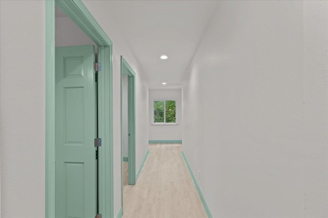 1334 Jr Howell Rd, Steinhatchee, FL 32359 - hall with baseboards, recessed lighting, and light wood-style floors
