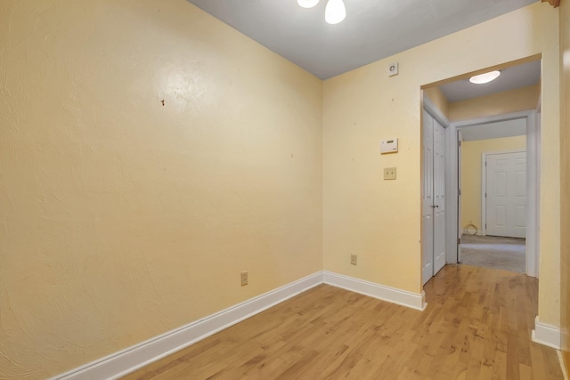 924 S Lipona Rd, Tallahassee, FL 32304 - spare room featuring baseboards and light wood-style flooring