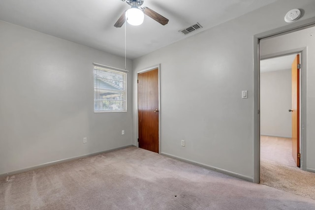820 Essex Dr, Tallahassee, FL 32304 - carpeted spare room with a ceiling fan, a smoke detector, and baseboards