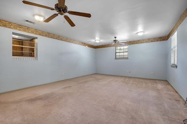 820 Essex Dr, Tallahassee, FL 32304 - spare room featuring ceiling fan and light carpet