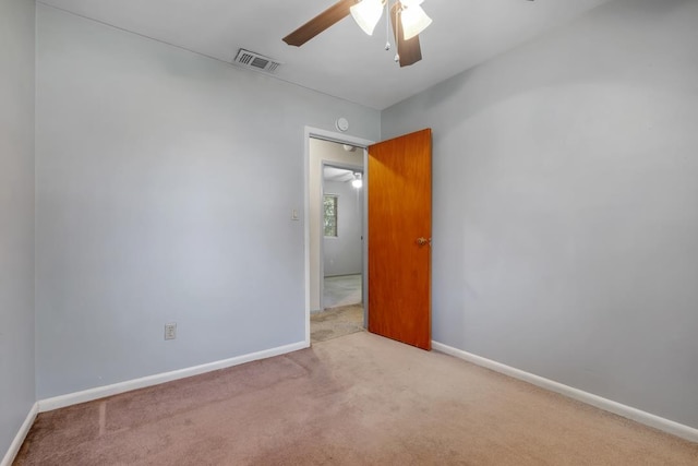 820 Essex Dr, Tallahassee, FL 32304 - unfurnished room with carpet floors, ceiling fan, and baseboards