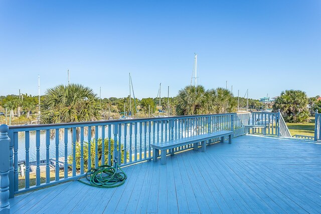126 Royster Dr, Crawfordville, FL 32327 - view of wooden deck