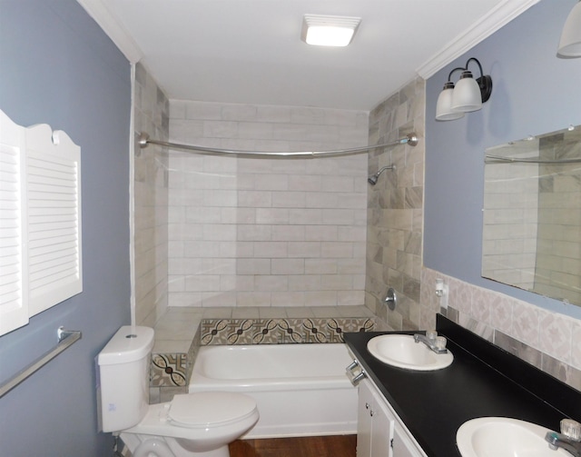 287 Tyre Rd, Havana, FL 32333 - bathroom with shower / bathtub combination and double vanity