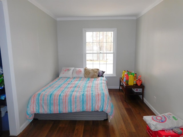 287 Tyre Rd, Havana, FL 32333 - bedroom featuring wood finished floors and crown molding
