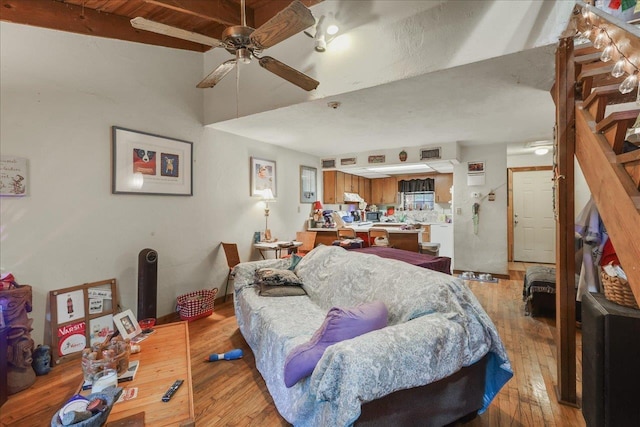 1292 Rumba Ln -, Unit Tallahassee, FL 32304 - living room with ceiling fan and light wood-type flooring