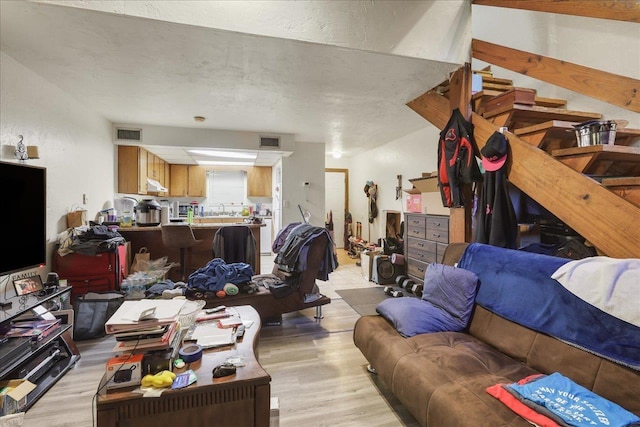 1292 Rumba Ln -, Unit Tallahassee, FL 32304 - living area featuring light wood-type flooring