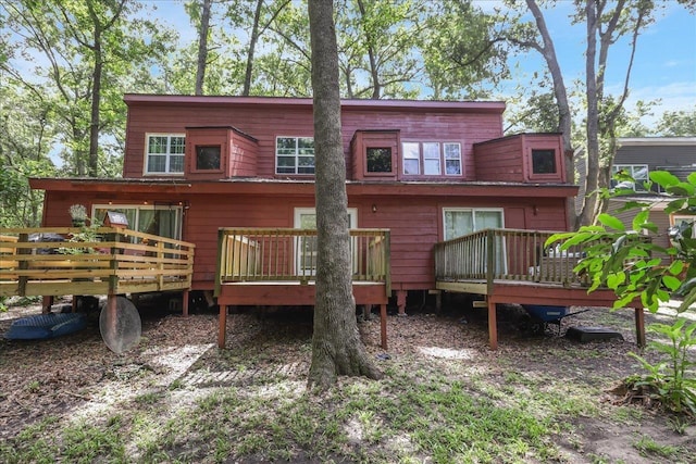 1292 Rumba Ln -, Unit Tallahassee, FL 32304 - back of property featuring a deck