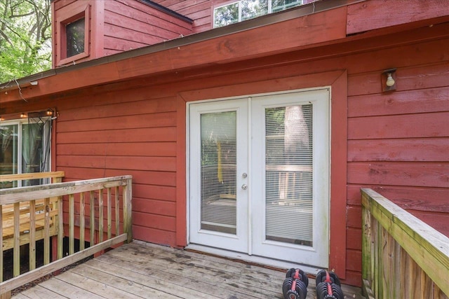 1292 Rumba Ln -, Unit Tallahassee, FL 32304 - wooden terrace featuring french doors