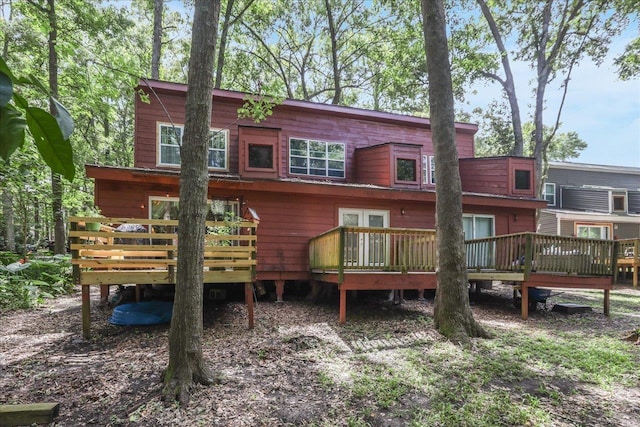 1292 Rumba Ln -, Unit Tallahassee, FL 32304 - rear view of property with a wooden deck