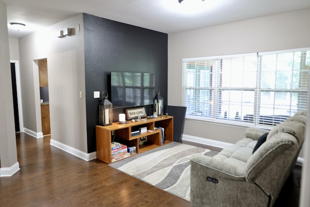 325 Mine Rd, Midway, FL 32343 - living area with wood finished floors and baseboards