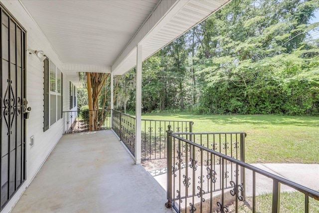 4545 Thomasville Rd, Tallahassee, FL 32309 - view of patio featuring covered porch