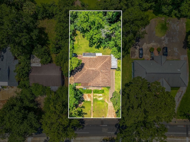 527/529 E 7th Ave -, Unit Tallahassee, FL 32303 - aerial view of property's location featuring property parcel outlined
