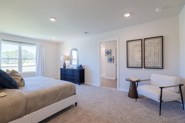2986 Ervine St, Tallahassee, FL 32308 - bedroom with light colored carpet and recessed lighting