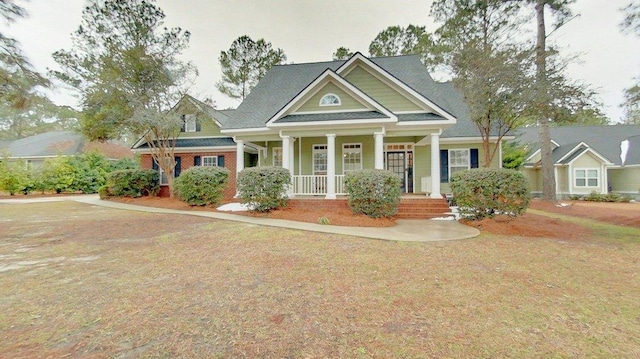 craftsman house featuring a porch