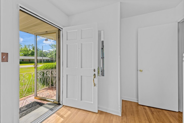 1106 Richardson Rd, Tallahassee, FL 32301 - entrance foyer with baseboards and wood finished floors