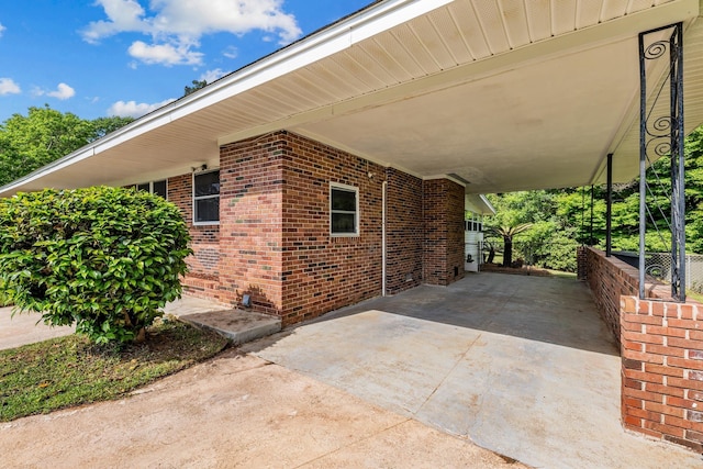 1106 Richardson Rd, Tallahassee, FL 32301 - exterior space featuring driveway and an attached carport