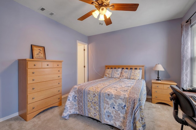 1625 Centerville Rd Unit 20, Tallahassee, FL 32308 - bedroom with light colored carpet and ceiling fan