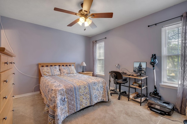 1625 Centerville Rd Unit 20, Tallahassee, FL 32308 - bedroom featuring carpet, multiple windows, and a ceiling fan