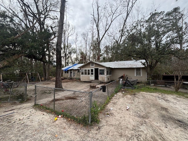 view of back of property