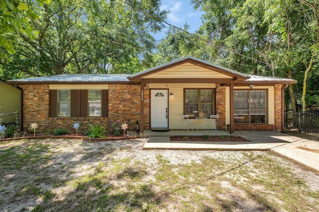 2917 Greenon Ln, Tallahassee, FL 32304 - single story home with brick siding and covered porch