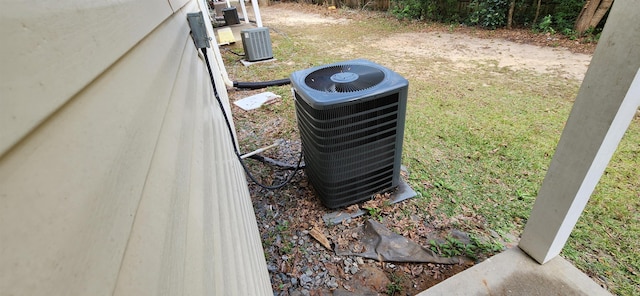 details featuring central AC unit