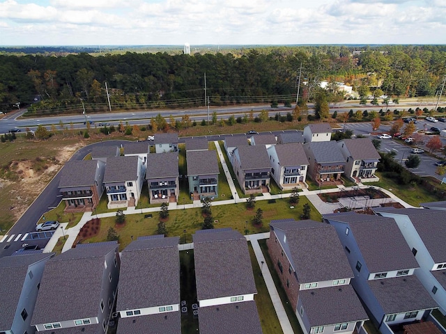 birds eye view of property featuring a residential view