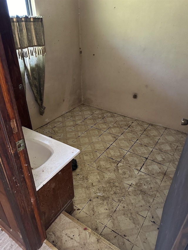 bathroom with a sink