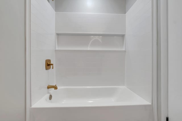 bathroom featuring bathtub / shower combination