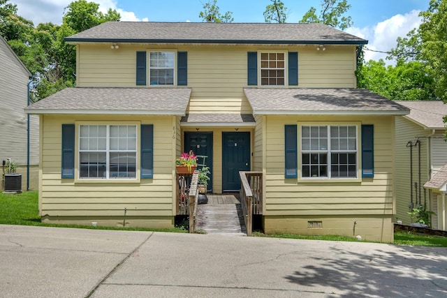 836 W Georgia St -, Unit Tallahassee, FL 32304 - view of front facade with crawl space and roof with shingles