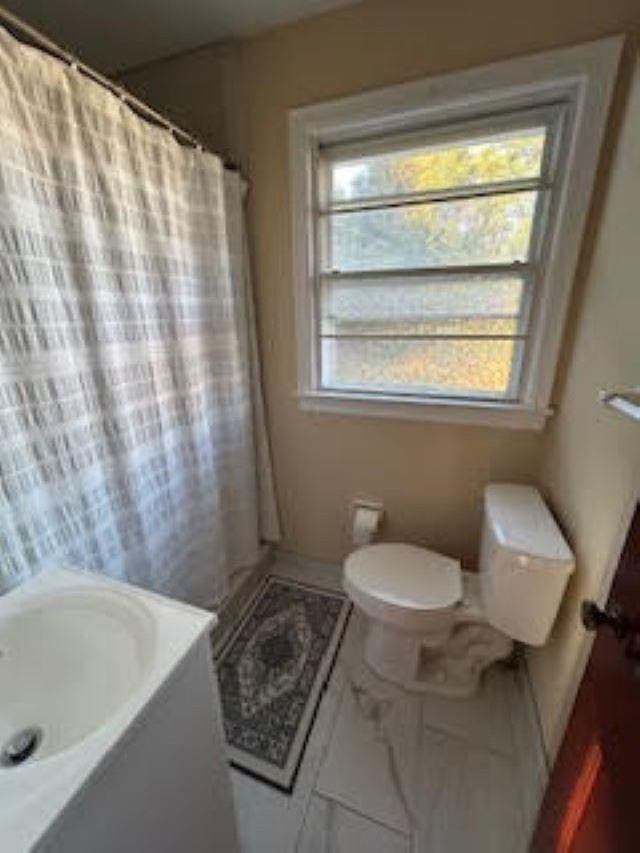 bathroom with toilet