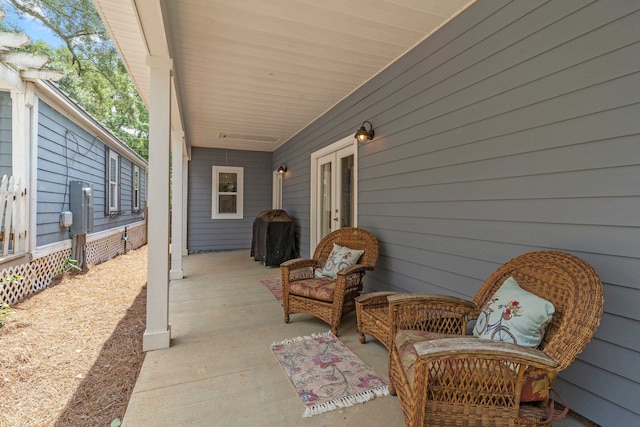 624 W 7th Ave Unit 1And 2, Tallahassee, FL 32303 - view of patio with french doors