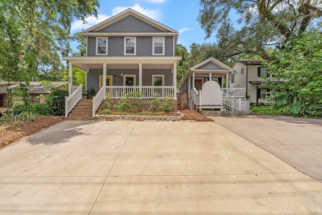 624 W 7th Ave Unit 1And 2, Tallahassee, FL 32303 - view of front facade featuring covered porch
