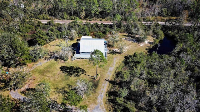 aerial view with a view of trees