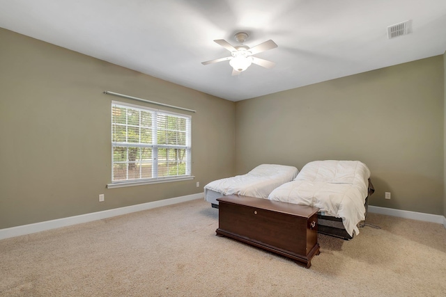 55 Hopkins Landing Rd, Quincy, FL 32351 - carpeted bedroom featuring baseboards and ceiling fan