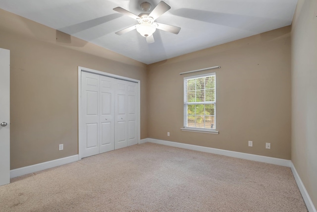 55 Hopkins Landing Rd, Quincy, FL 32351 - unfurnished bedroom featuring light colored carpet, a closet, and baseboards