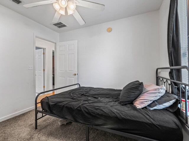 33 Paulette Dr, Crawfordville, FL 32327 - bedroom featuring carpet flooring and a ceiling fan