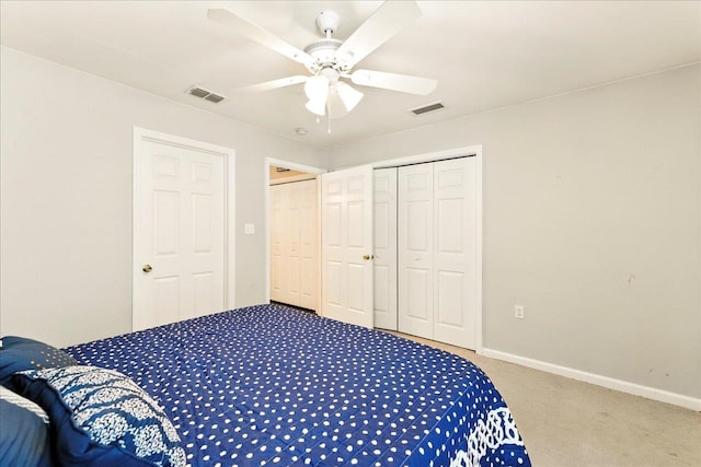 2738 W Tharpe St Unit 2302, Tallahassee, FL 32303 - carpeted bedroom with baseboards and a ceiling fan
