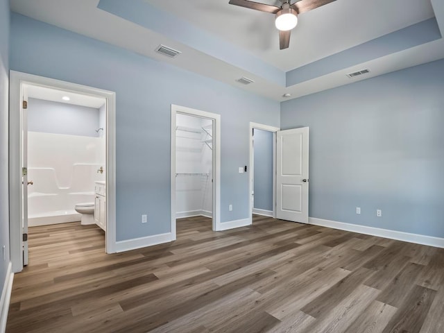 10356 Crystalline Ct, Tallahassee, FL 32305 - unfurnished bedroom featuring wood finished floors, baseboards, and a closet