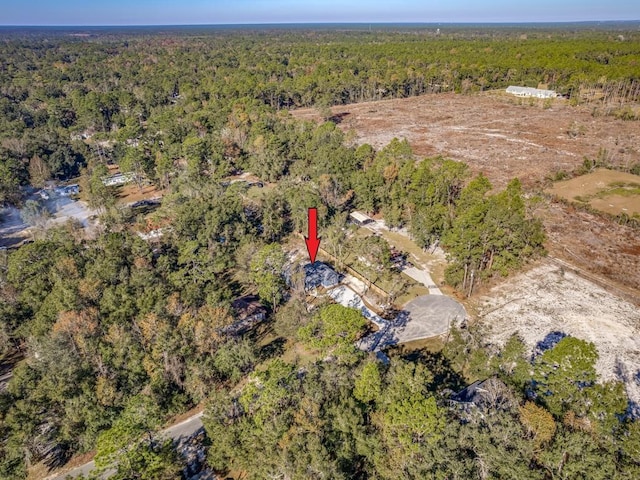 10356 Crystalline Ct, Tallahassee, FL 32305 - aerial view of property and surrounding area with a forest