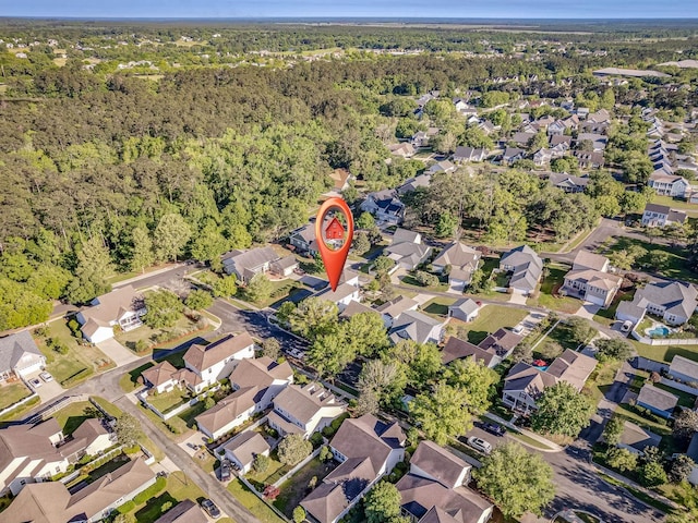 2123 Fernleigh Dr, Tallahassee, FL 32311 - aerial view of property's location featuring a forest and nearby suburban area