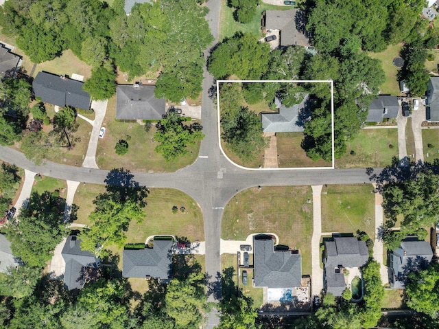 4601 Killimore Ln, Tallahassee, FL 32309 - aerial view of residential area featuring property parcel outlined