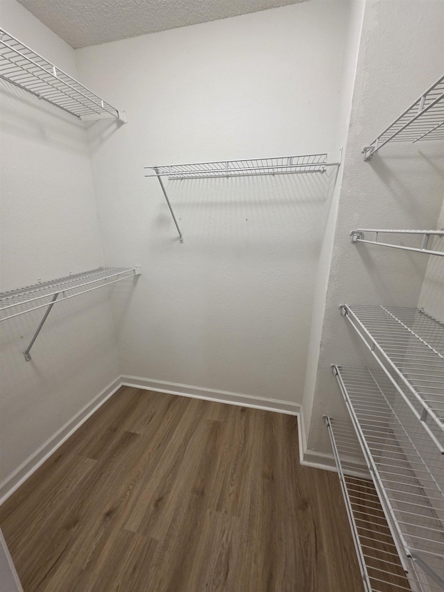 9369 Buck Haven Trl, Tallahassee, FL 32312 - walk in closet featuring wood finished floors