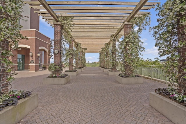 300 S Duval St Unit 1602, Tallahassee, FL 32301 - view of patio featuring a pergola